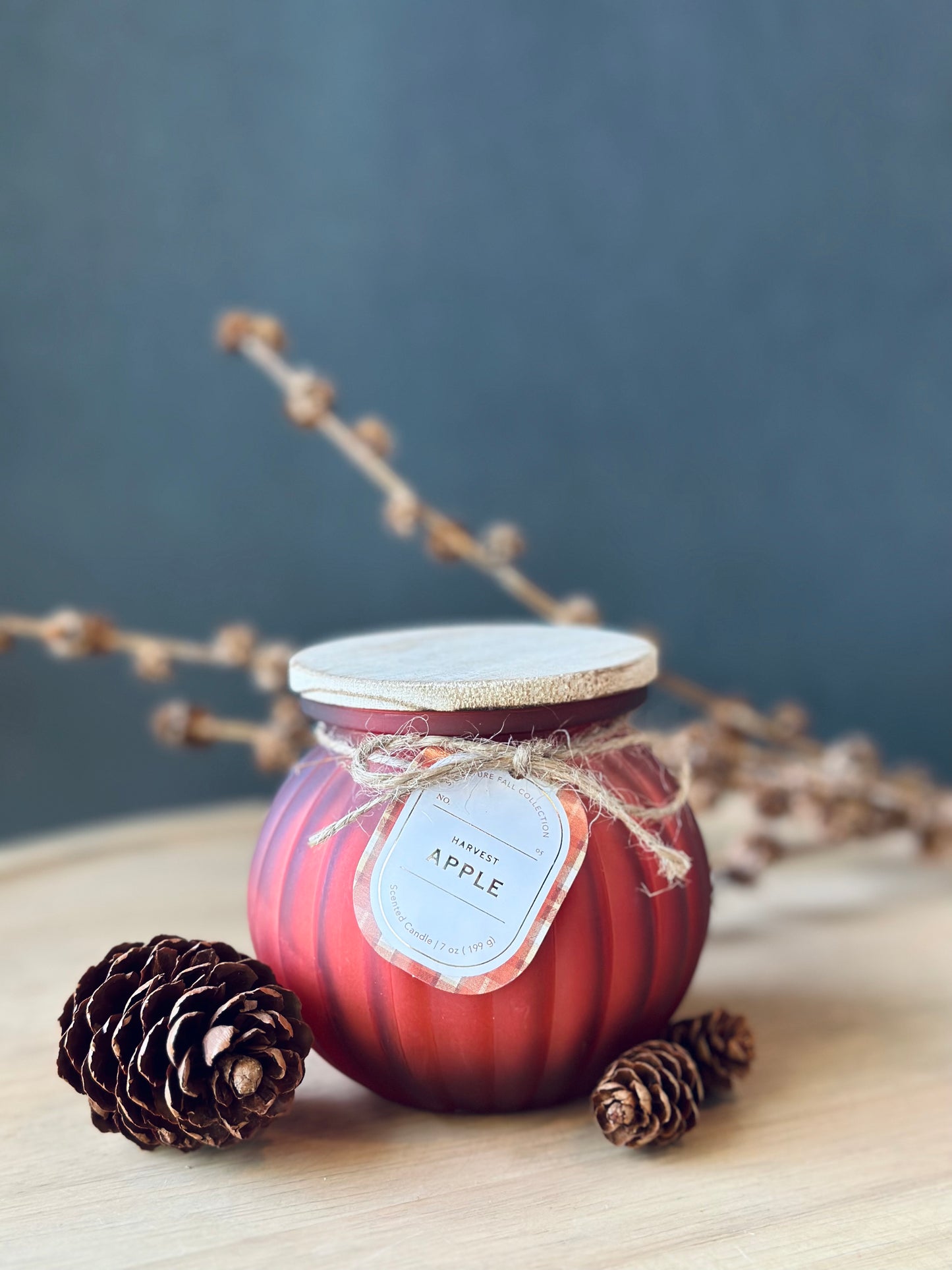 Harvest Apple Decorative Candle