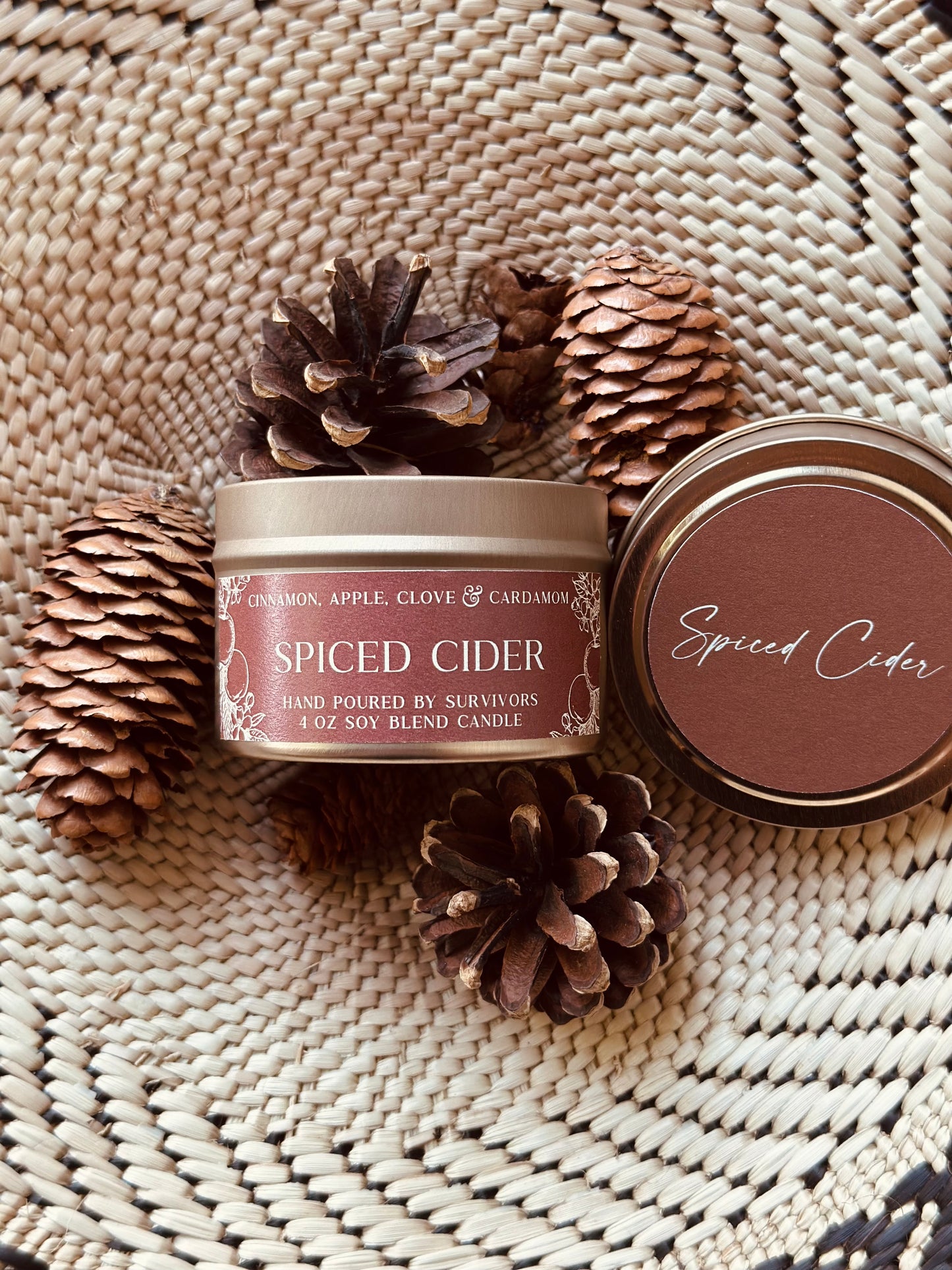 Spiced Cider Tin Candle