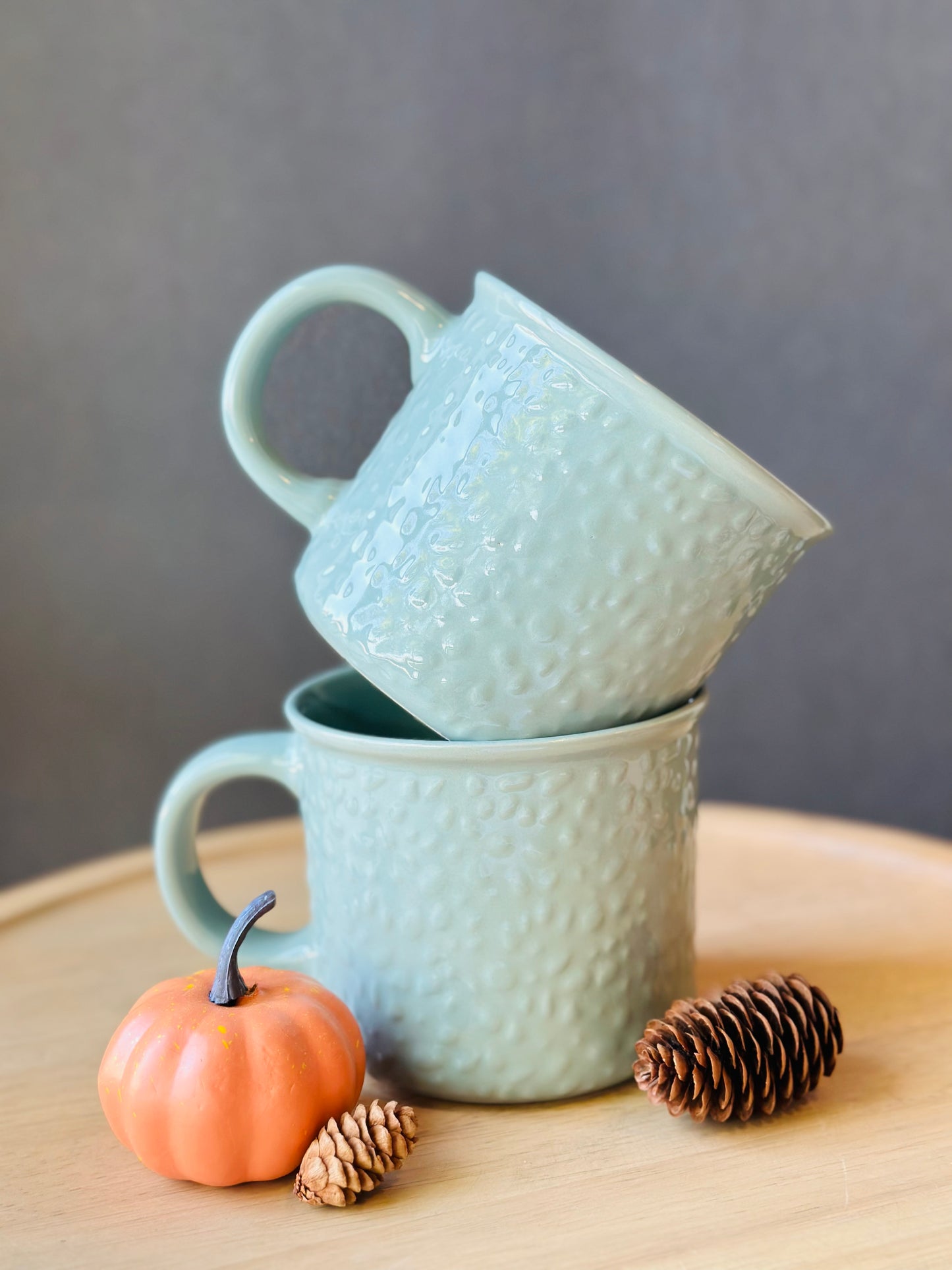 Textured Green Mug