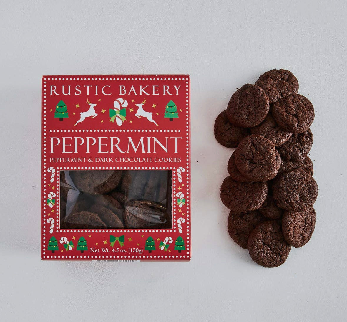 Dark Chocolate Peppermint Cookies
