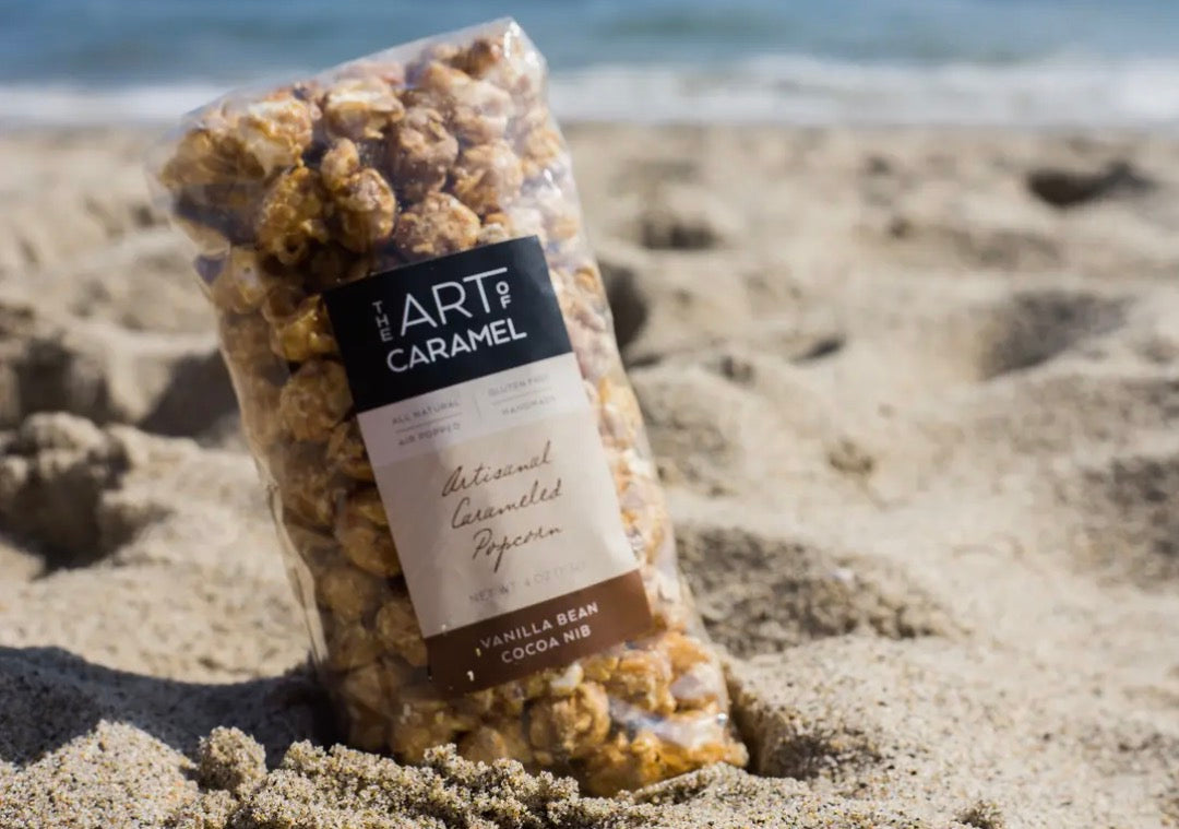 Vanilla Bean Cocao Nib Caramel Corn