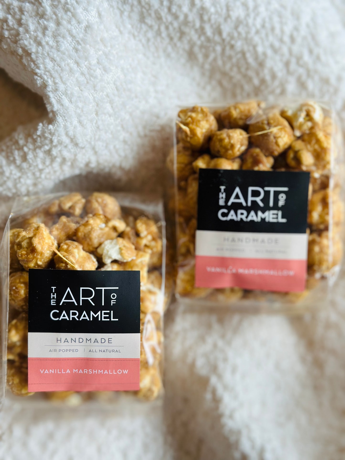 Vanilla Marshmallow Caramel Popcorn