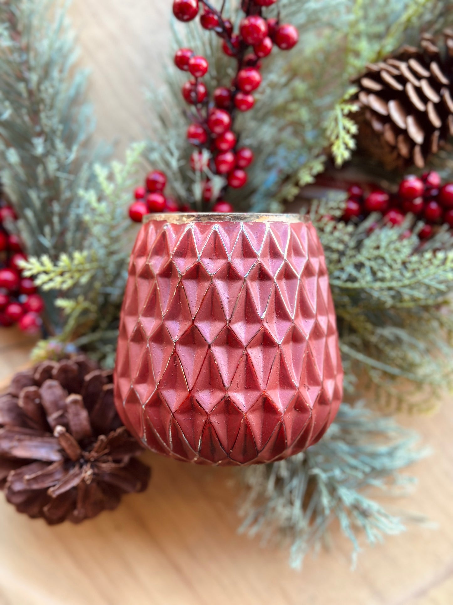 Cranberry Woods Vessel Candle