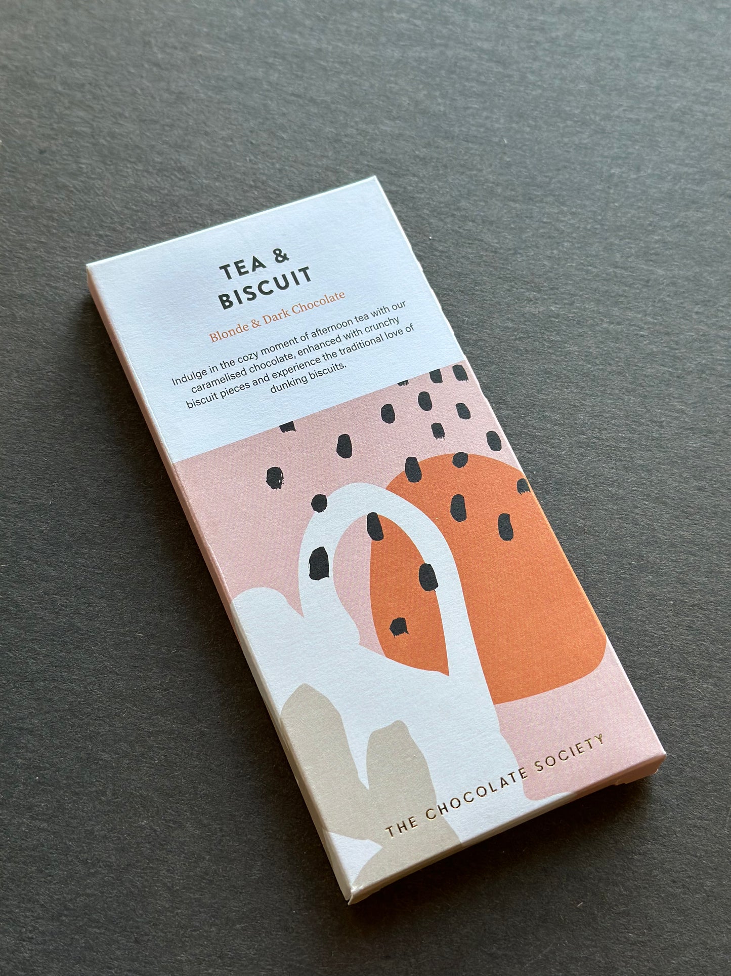 Tea + Biscuit Blonde & Dark Chocolate Bar