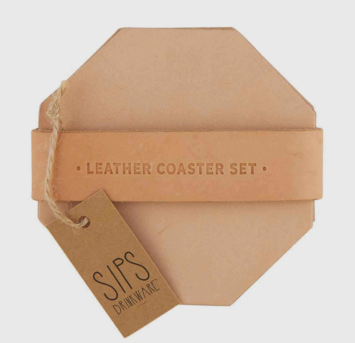 Leather Hexagon Coasters
