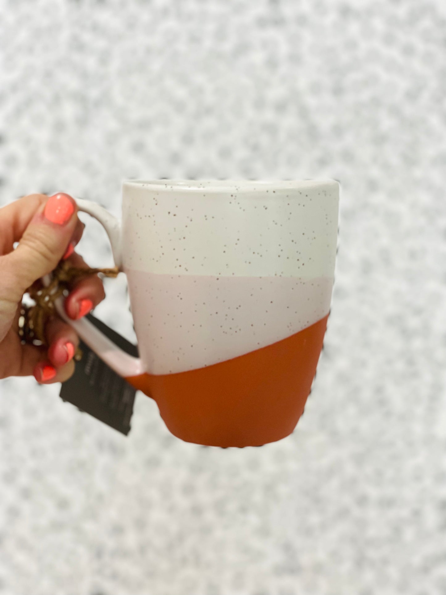 Large Color Block Mug