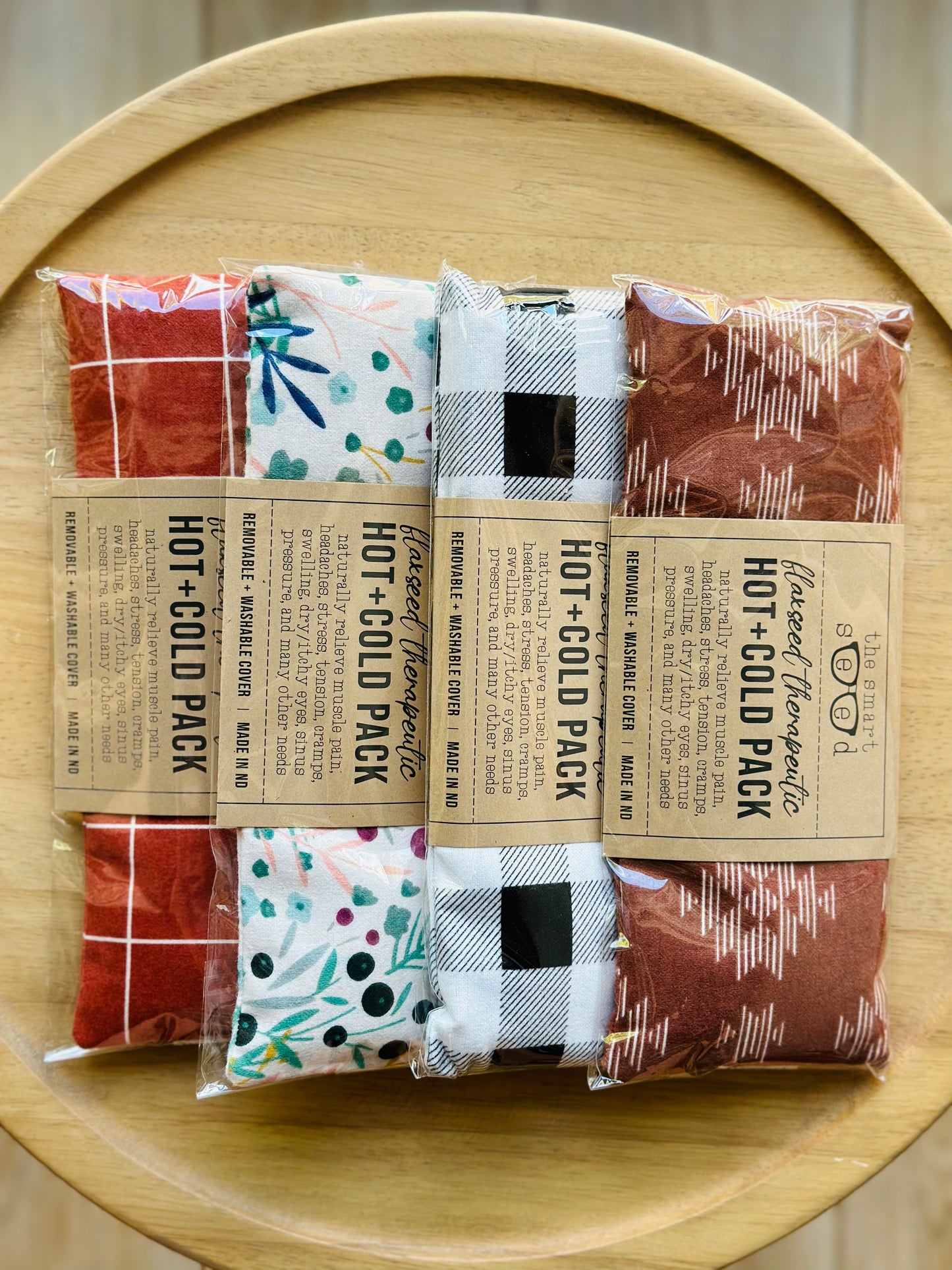 Therapeutic hot/cold eye pillow