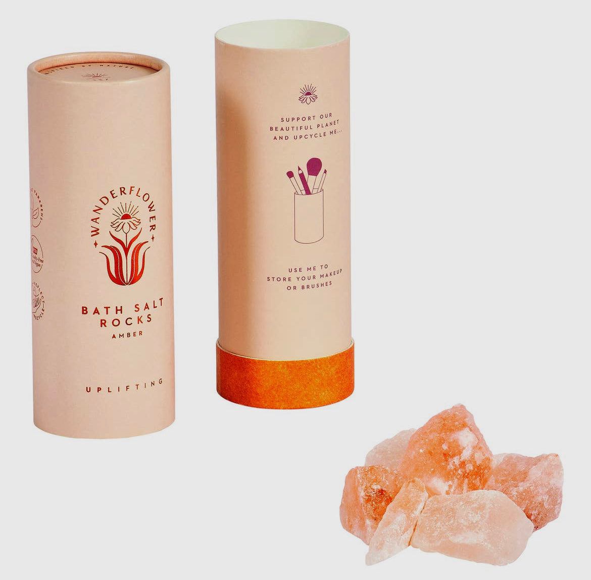 Amber Bath Salt Rocks