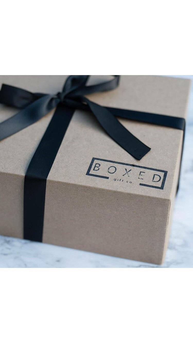 Box + Ribbon + Card