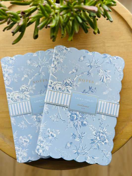 Blue Floral Notebook
