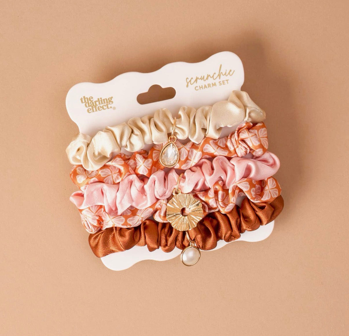 Sienna Spice Scrunchie Charm Set