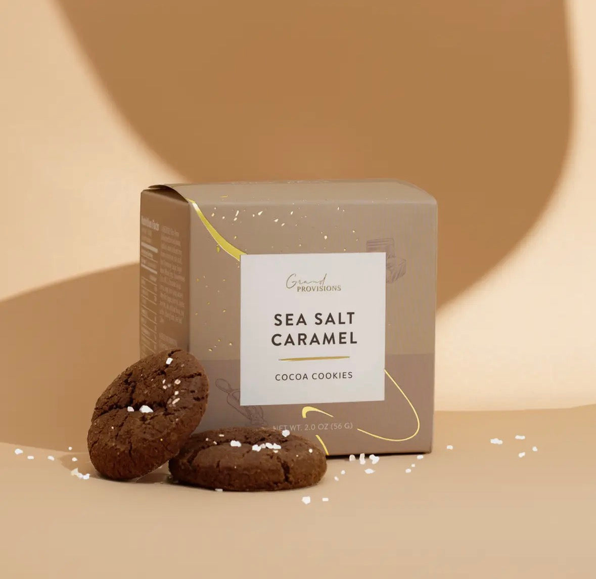 Sea Salt Caramel Cocoa Cookies