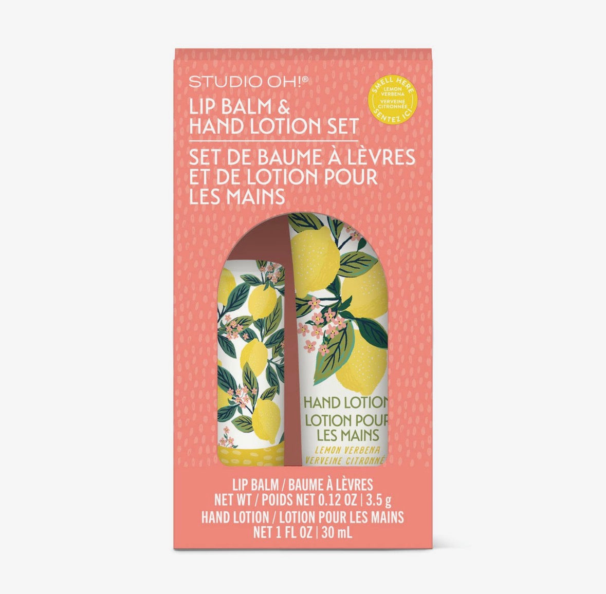 Lemon Tree Hand Cream + Lip Balm Set