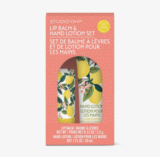 Lemon Tree Hand Cream + Lip Balm Set