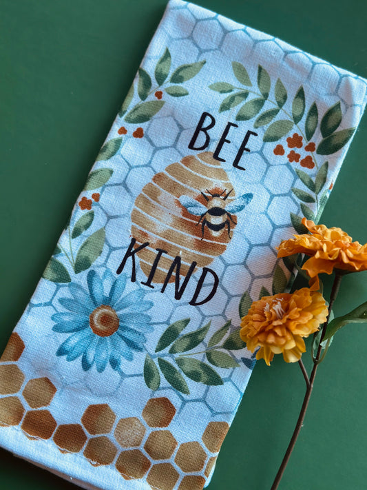 Bee Kind Tea Towel