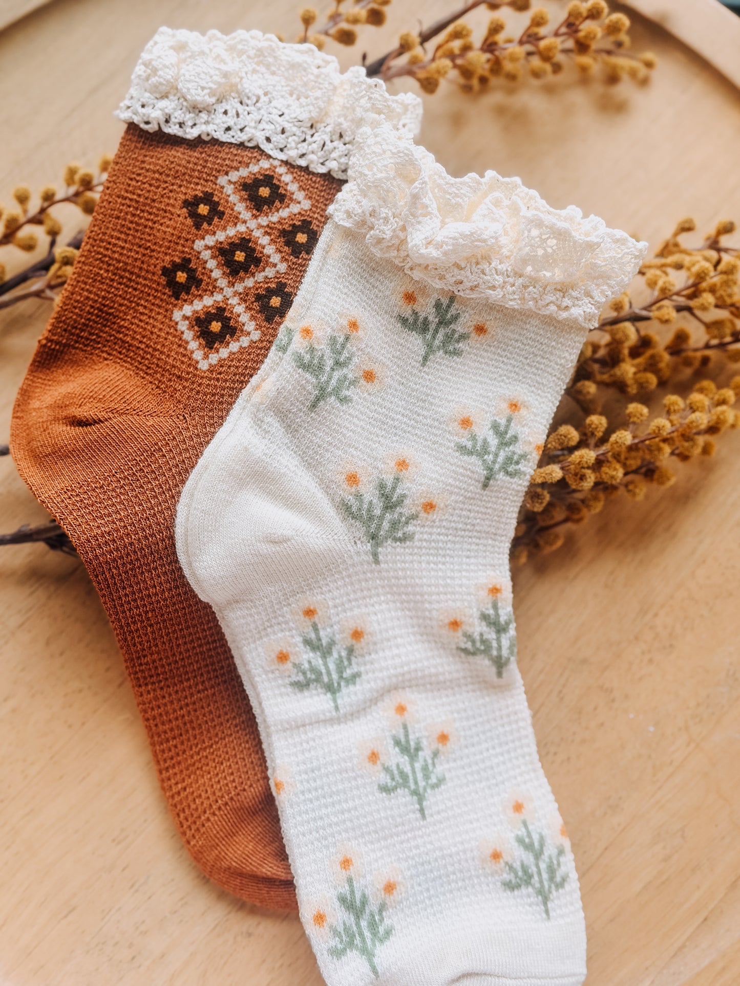 Ruffle Waffle Socks
