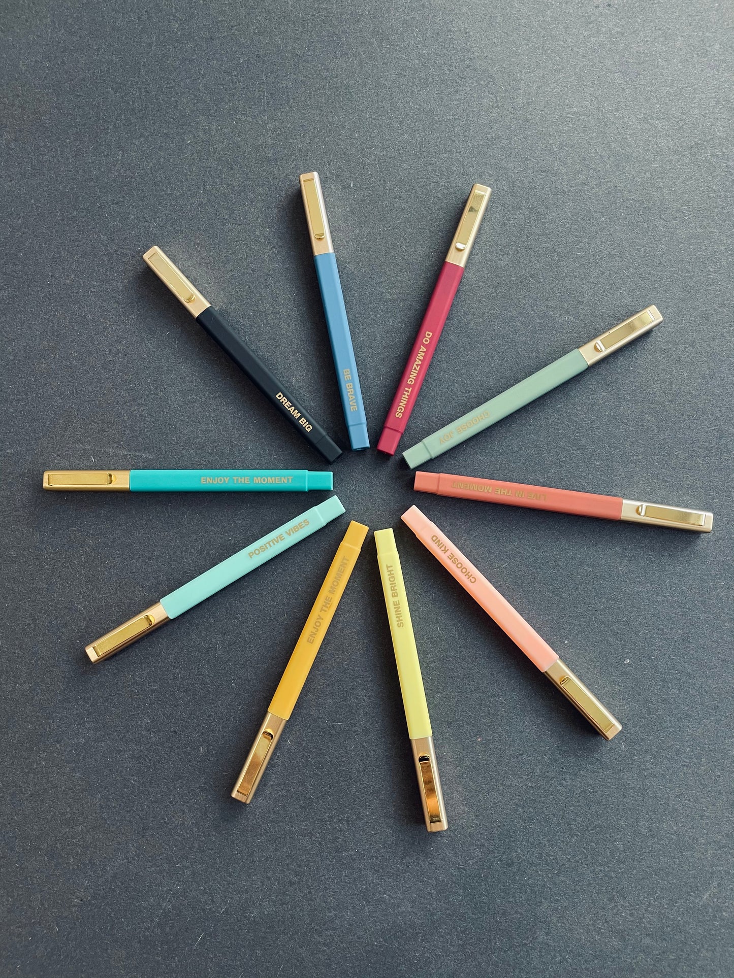 Colorful Inspirational Pens