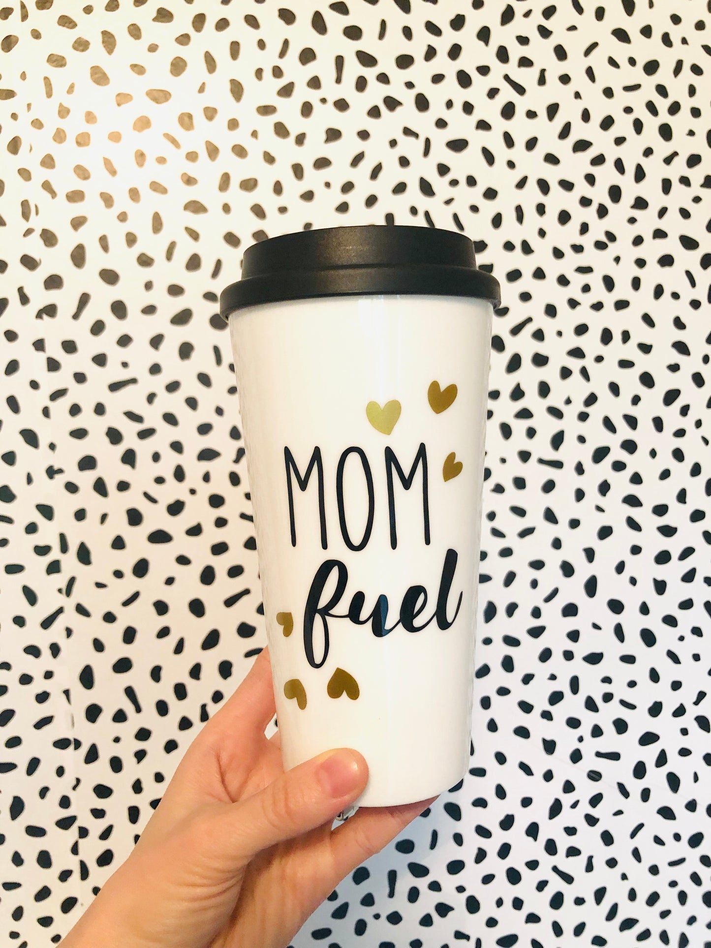 Mom Fuel Travel Coffee Cup
