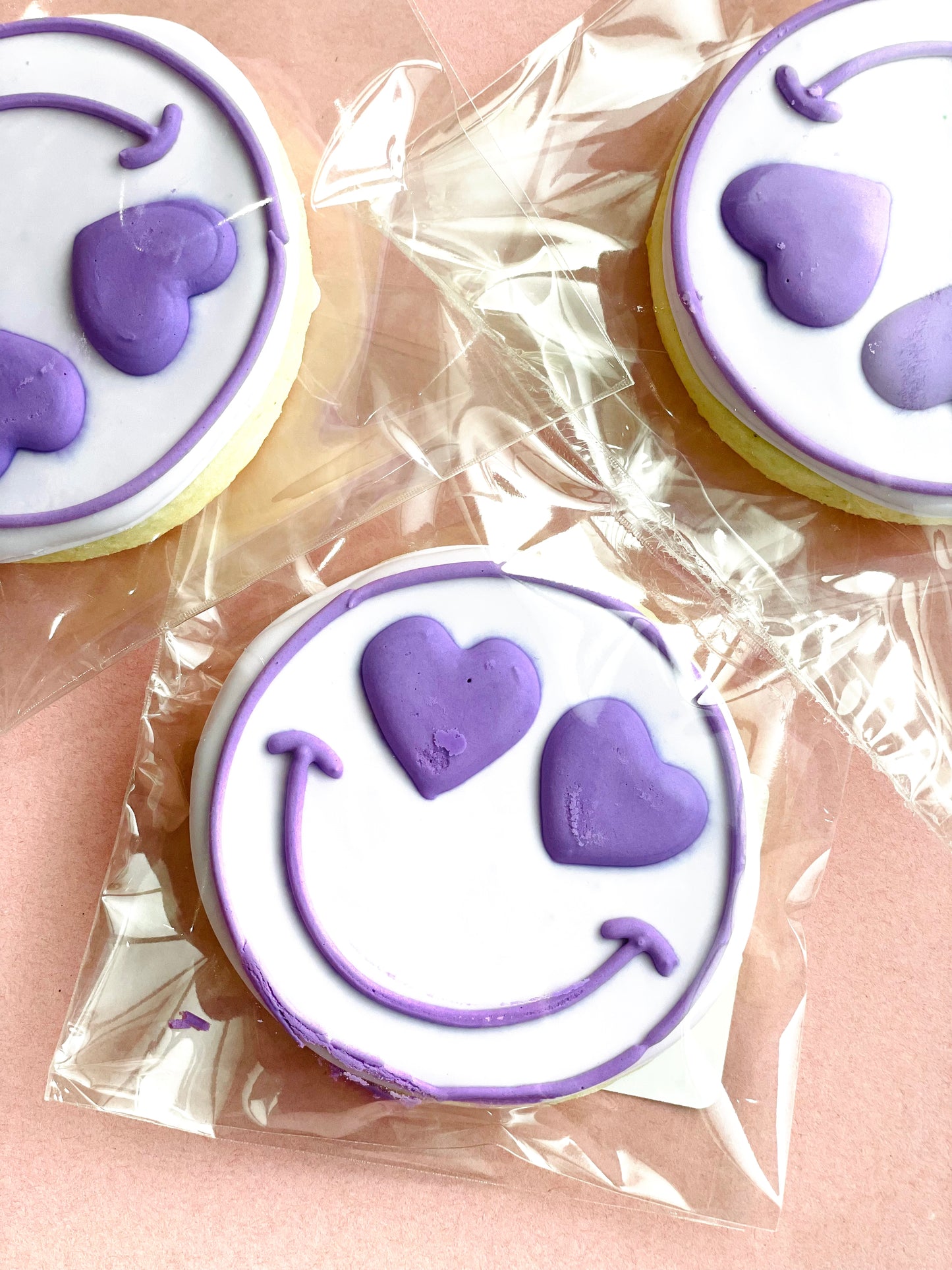 Heart Eyes Emoji Cookie