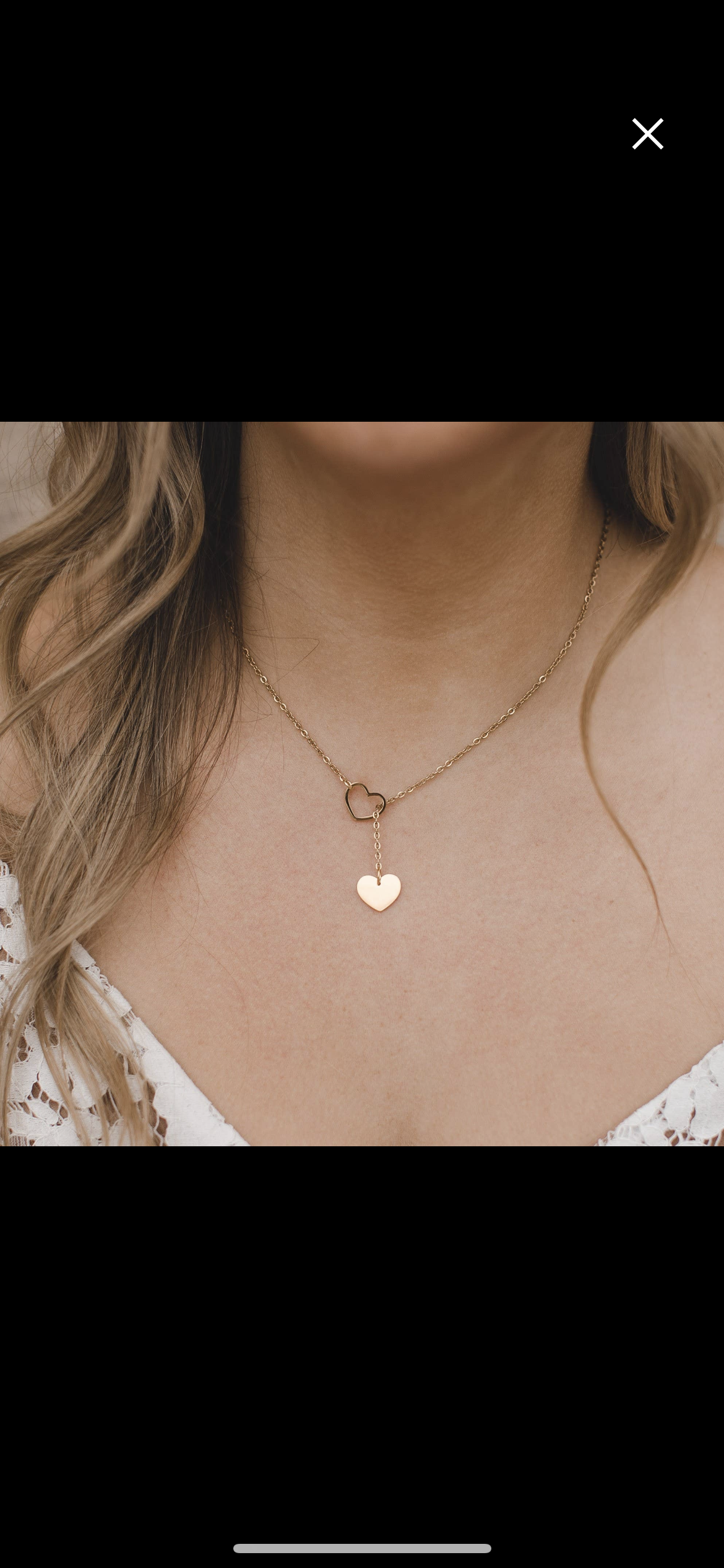 18k Gold Plated Heart Necklace