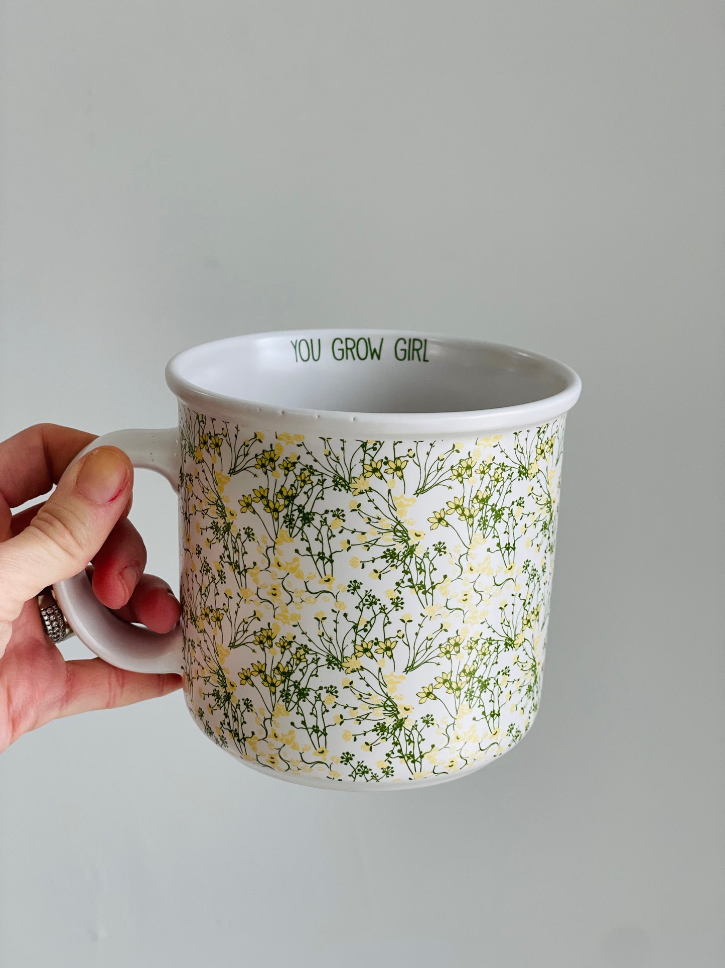 “You Grow Girl” Greenery Mug