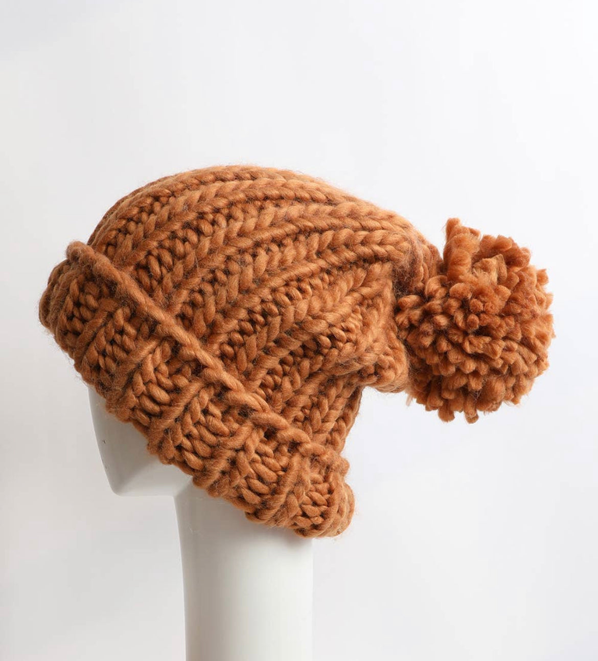 Camel Crochet Beanie
