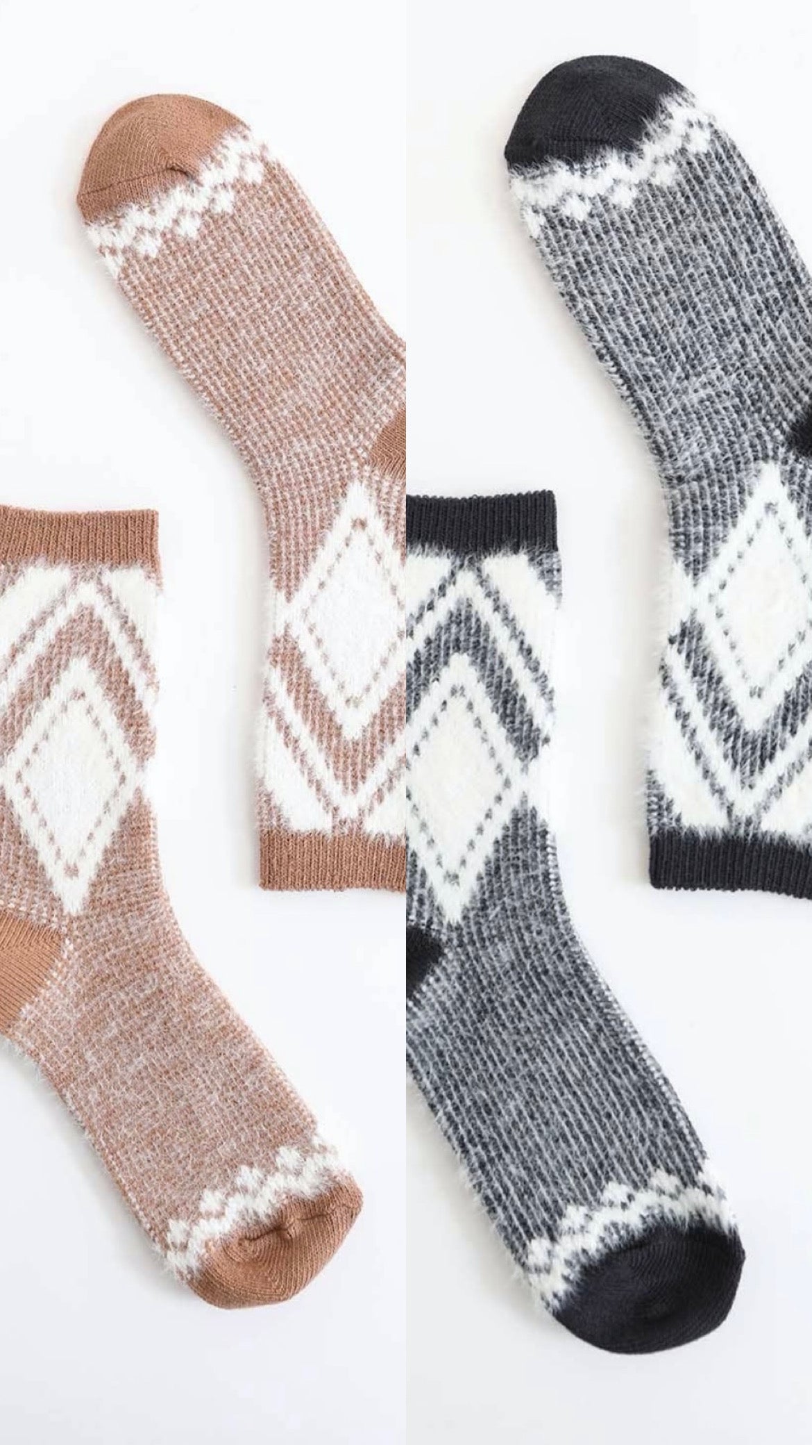 Women’s Aztec Fuzzy Socks
